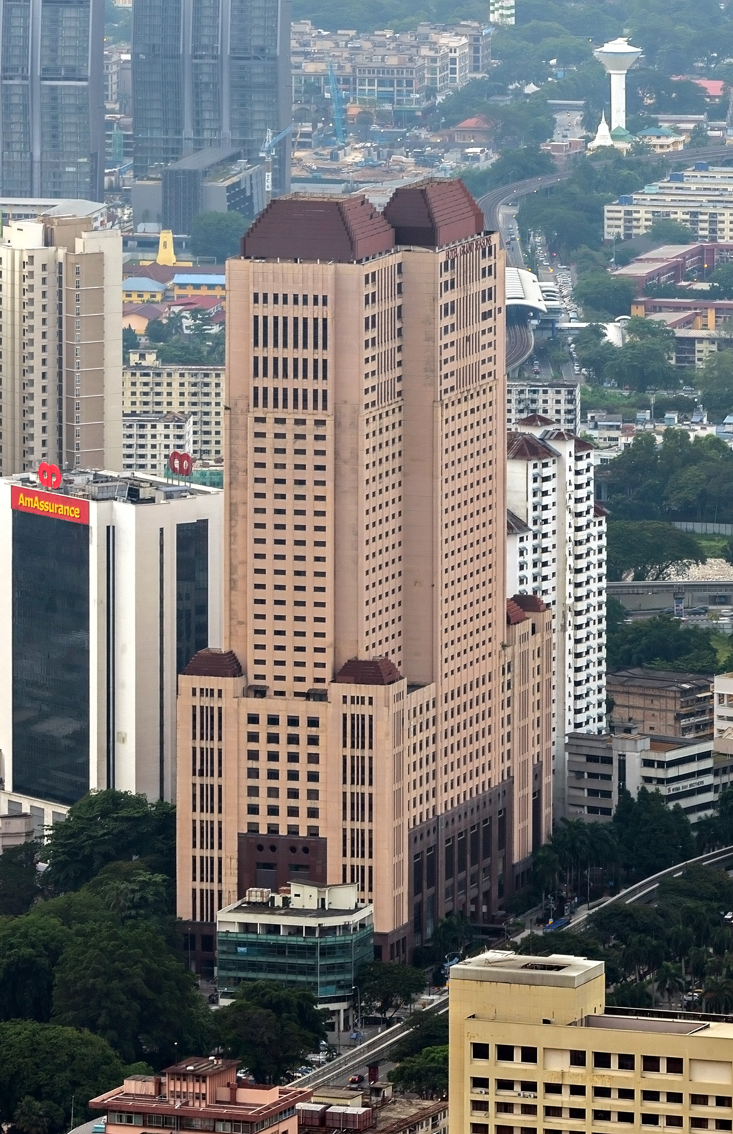 Grand Seasons Hotel, Kuala Lumpur - View from KL Tower. © Mathias Beinling